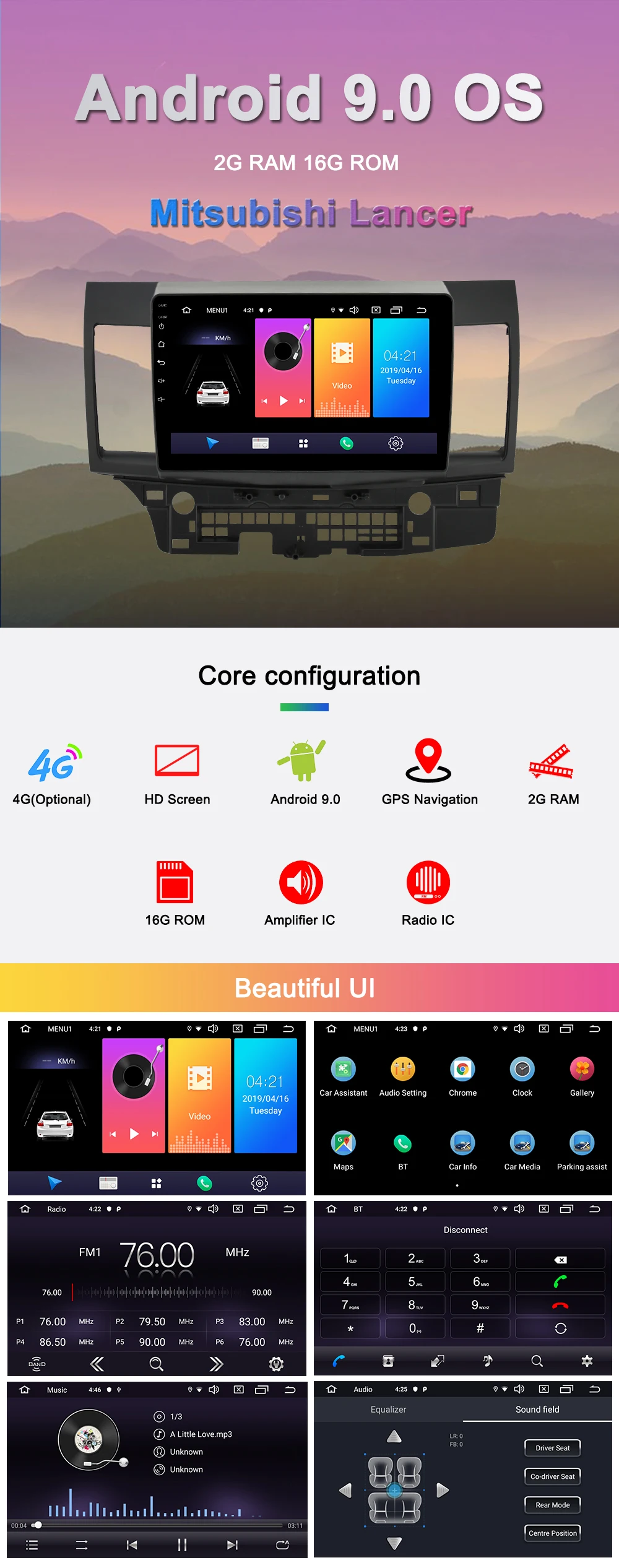 Discount Navivox 2.5D Screen 2Din Android 9.0 Car Radio for Mitsubishi Lancer 10 Lancer 2007-2018 Multimedia Car DVD Video GPS Navigation 1 Discount Navivox 2.5D Screen 2Din Android 9.0 Car Radio for Mitsubishi Lancer 10 Lancer 2007-2018 Multimedia Car DVD Video GPS Navigation 1