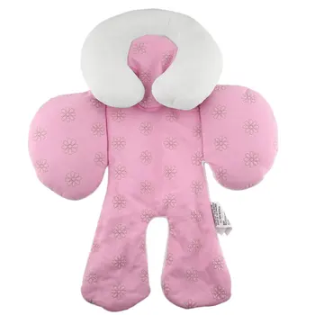 

Baby Strollers Head Body Support Pad Mat Dual Sided Use Safety Cushion Rattle Baby Car Seat Stroller Protection Accessory Safety