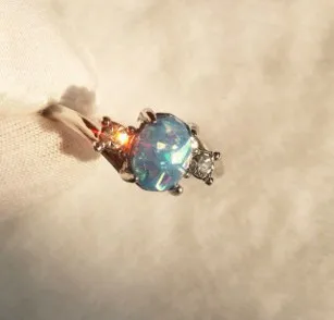 

Dainty Oval Fire Opal Rings for Women Wedding Rings for Women Couple Engagement Ring for Female Jewelry