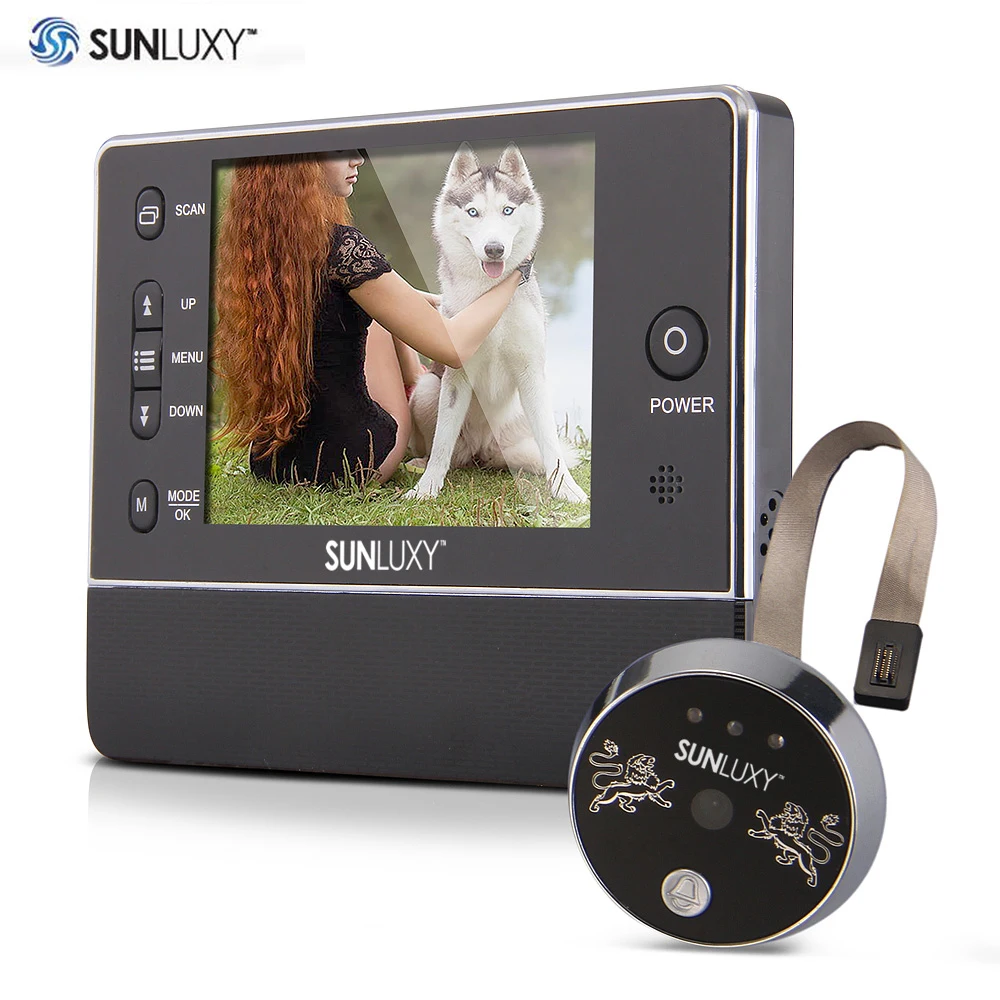 3.5" HD LCD Digital Peephole Doorbell Night Vision Door Security Viewer