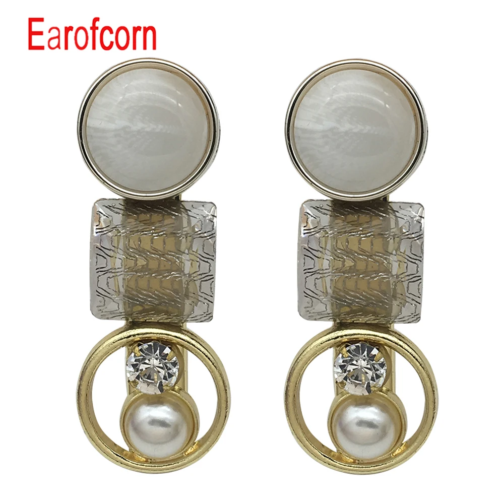 

Earofcorn Simple Temperament Stitching Hair Clip Acetic Acid Hair Pin Set Combination Environmental Protection Hair Jewelry