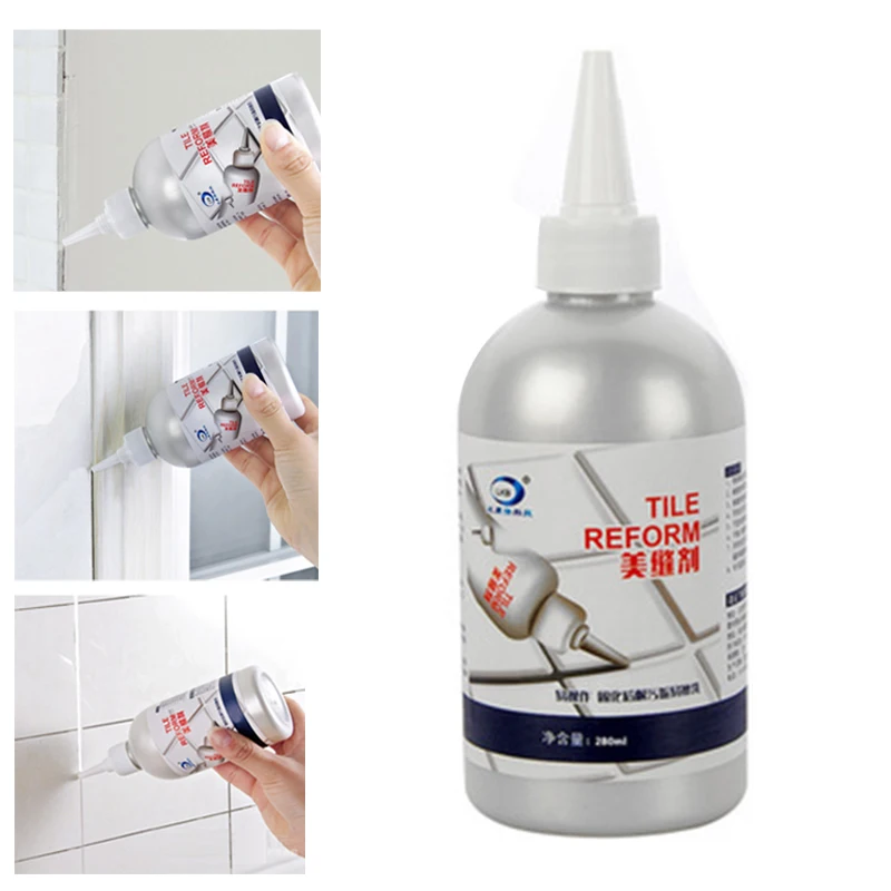 

New 280ml Epoxy Grout Beautiful Sealant Floor Waterproof Mouldproof Gap Filling Agent True For Wall Porcelain Masilla Reparadora
