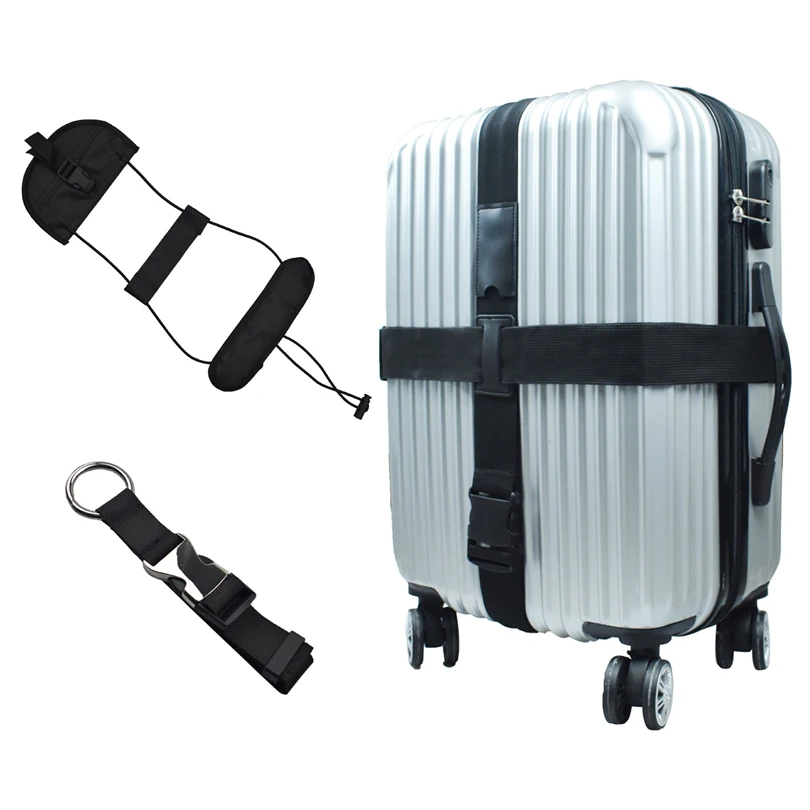 CHCYCLE 3PC Functional Luggage Straps Hanging Portable Part Kit Baggage