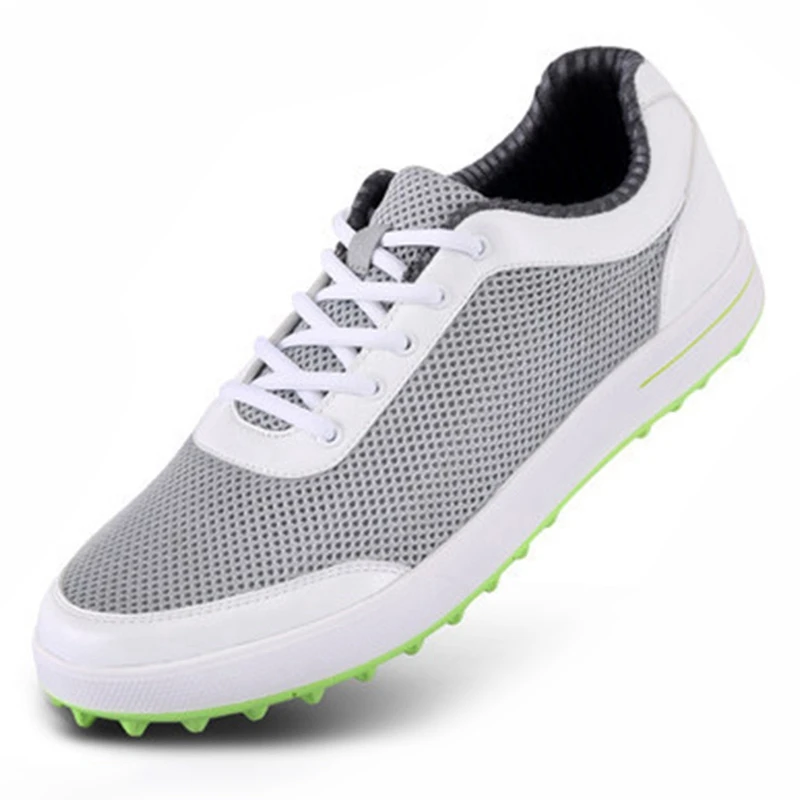 PGM الرجال حذاء جولف خفيفة الوزن تنفس الهواء شبكة حذاء جولف الرجال المضادة للانزلاق في الهواء الطلق أحذية رياضية الرجال الرياضة حذاء جولف