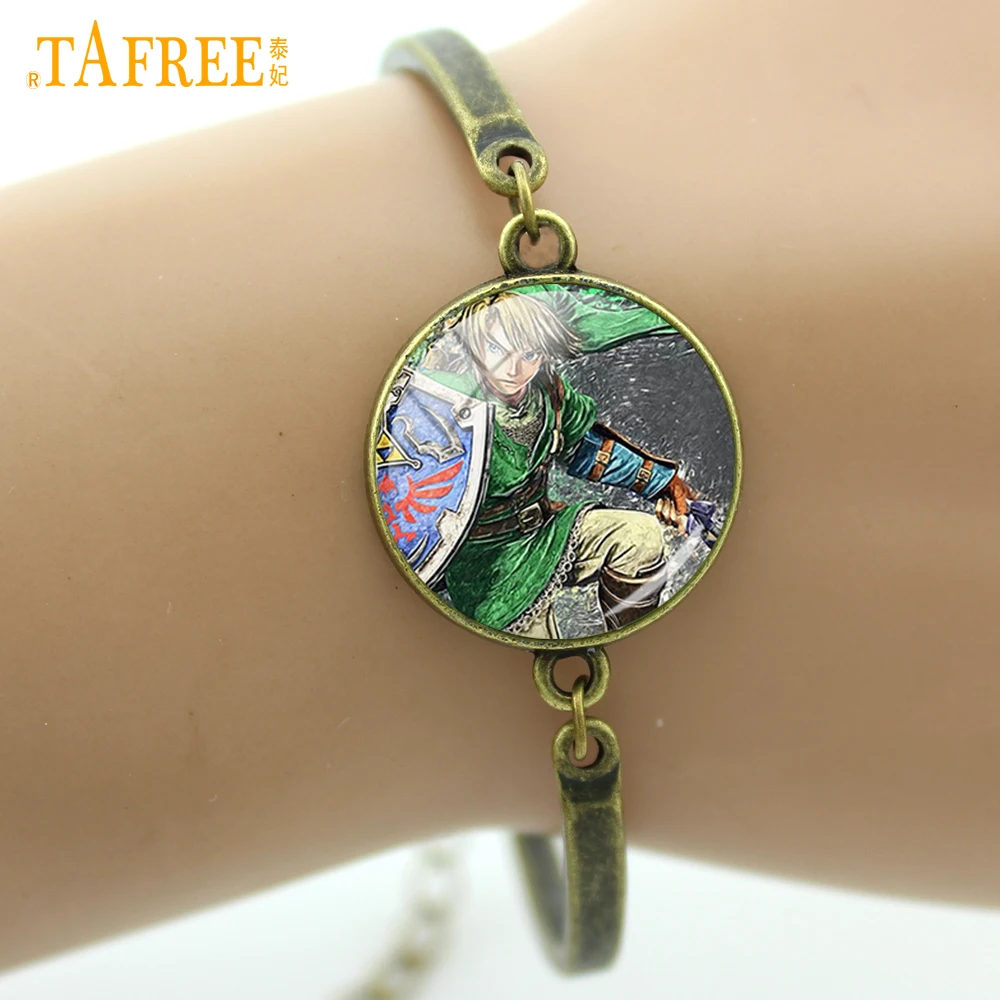 Браслеты TAFREE в стиле Фэнтези аниме игровой браслет Otaku антикварные бронзовые