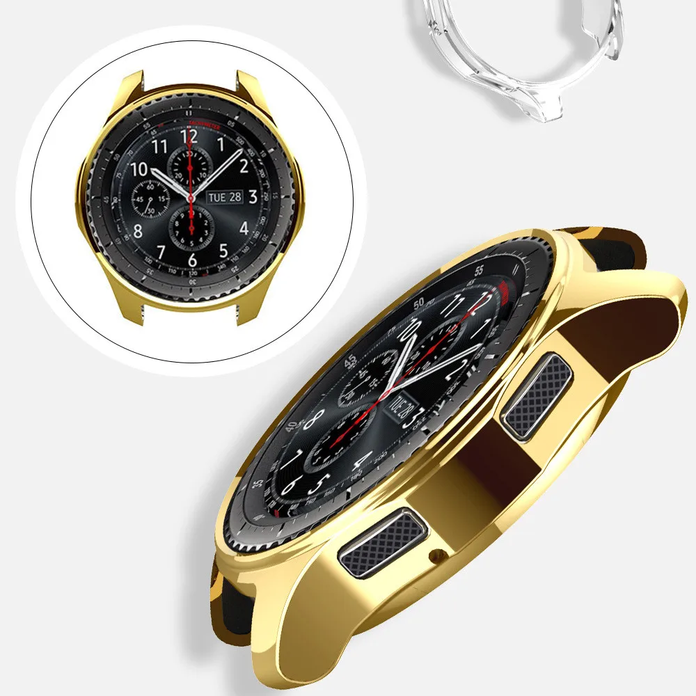 Новинка, высокое качество, ТПУ, покрытие, тонкий, Смарт-часы, защитный чехол, чехол для samsung Galaxy Watch, 46 мм, рамка, умные часы, аксессуары