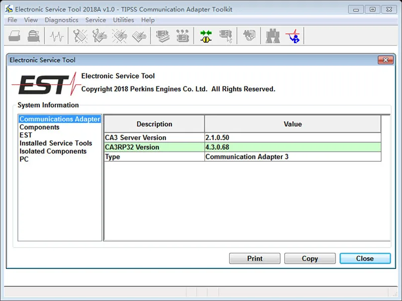 2018A for Perkins EST Electronic Service Tool Diagnostic Software+ Keygen Active+ Install Video