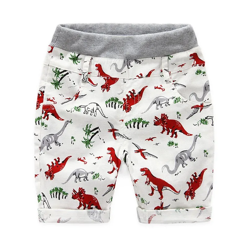 

Boys Shorts Kids Dinosaur Printing Pattern Beach Wear Children Summer Clothes