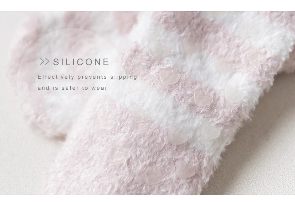 Thickening Keep Warm socks Women Lovely Plush Sleep Ladies Funny Cute Socks Hosiery Winter kawaii Boat Sock Winter Soft Home (14)