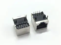 20 шт. RJ45 8P8C 18*13 мм модульный PCB Jack сети 8 P LAN разъем адаптера