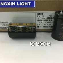 4 шт./лот ELNA аудио-электролитический конденсатор с алюминиевой крышкой, 10000 мкФ с алюминиевой крышкой, 63В 30*50 мм