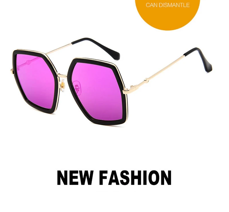 LeonLion Роскошные полигональные солнцезащитные очки с большой оправой женские дизайнерские дорожные солнцезащитные очки для мужчин классические ретро уличные очки