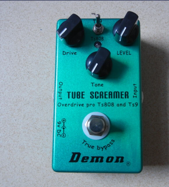 Гитары аксессуары Гитары педаль TS9 и TS808 два режима Tube Screamer 2 в 1 Overdrive педаль де Гитары ra