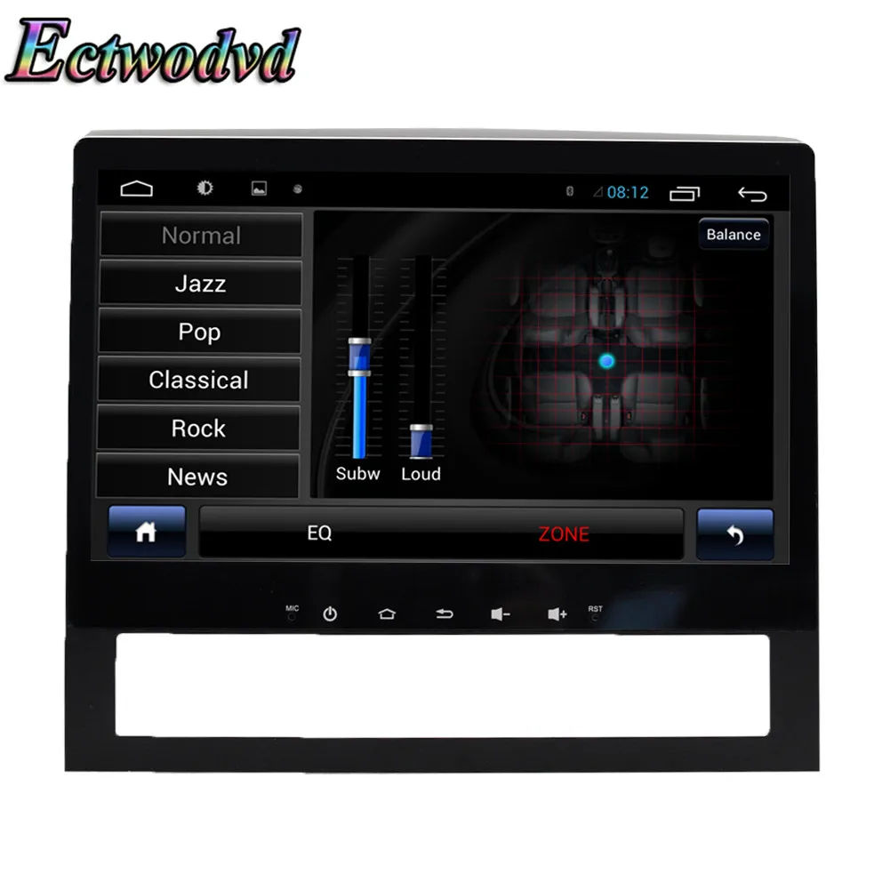 Best Ectwodvd 9inch Octa Core Android 8.1 Car DVD GPS Navigation Radio Stereo for Toyota Land Cruiser 200 2016- Car DVD Player 6