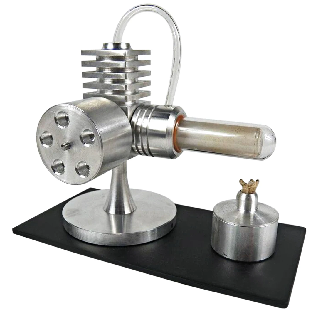 

Professional 1 Pcs All-Aluminum Polished Single-Cylinder Stirling Engine Model Kit Toy Games For Children Adult