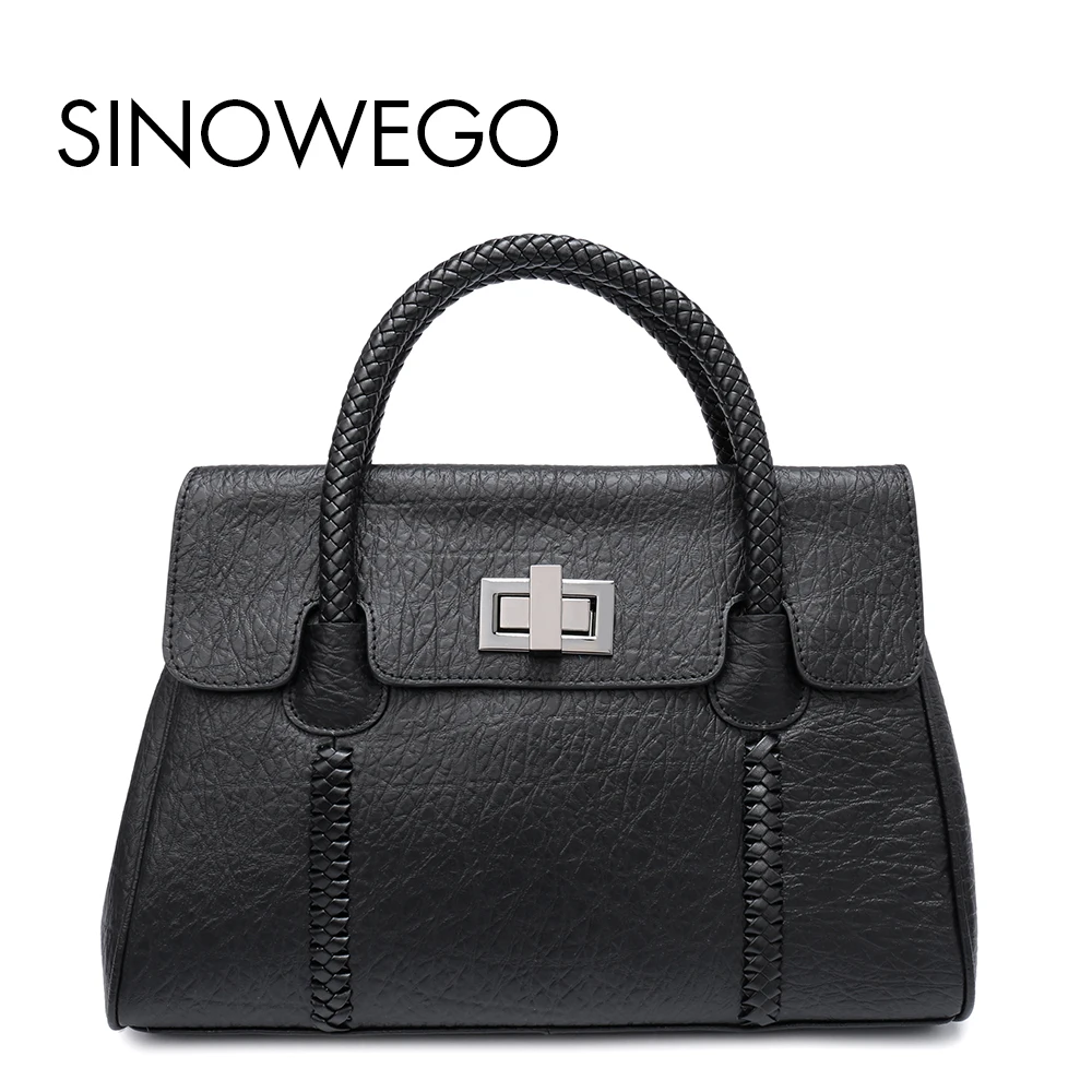 Knitting Top Handle Bags Small Shoulder Bag Female Designer Women