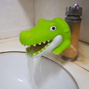 

Saving Cartoon Faucet Extension Tool Cute Faucet Extender Water Help Children Washing Hands Bathroom Kitchen Tool Dropshipping