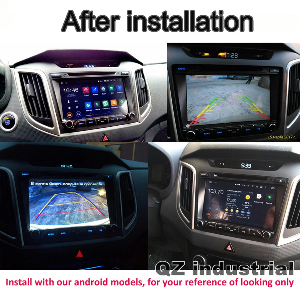 Top QZ industrial HD 8" Android 8.1for Hyundai Creta IX25 2014-2017 Car DVD player with 3G 4G WIFI GPS Radio BT Navigation RDS Map 3