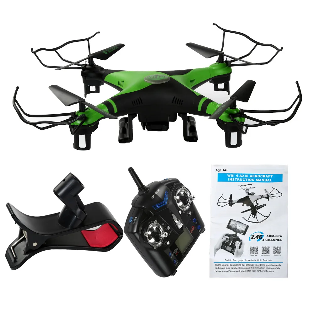 

XBM-38W Wifi 2.4Ghz 4CH 6-Axis Gyro RC Quadcopter Helicopter Drone Camera