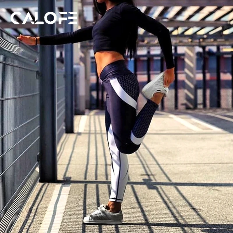 CALOFE, женские штаны для бега,, осенние спортивные штаны, из кусков, обтягивающие, для спортзала, фитнеса, эластичные, для пробежек, тренировочные леггинсы, женские спортивные штаны
