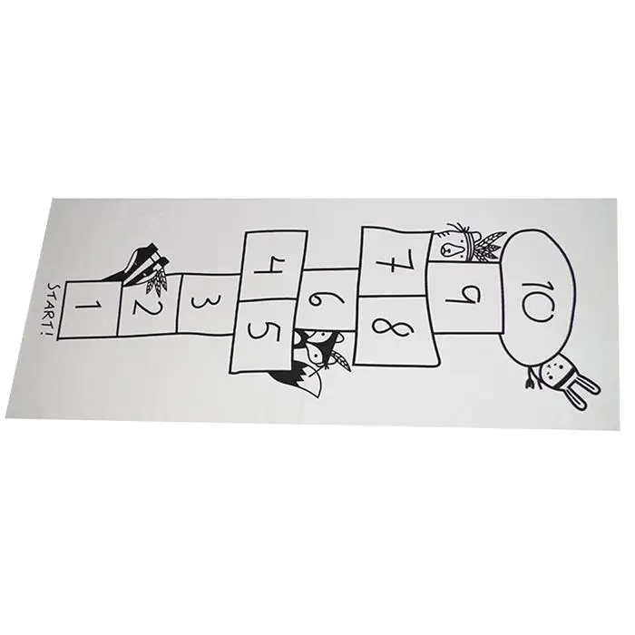

72*170CM Kids Adventure Crawling Mat Baby Toddler Safe Cotton Visual Stimulation Checkers Number Play Mat Baby Toy