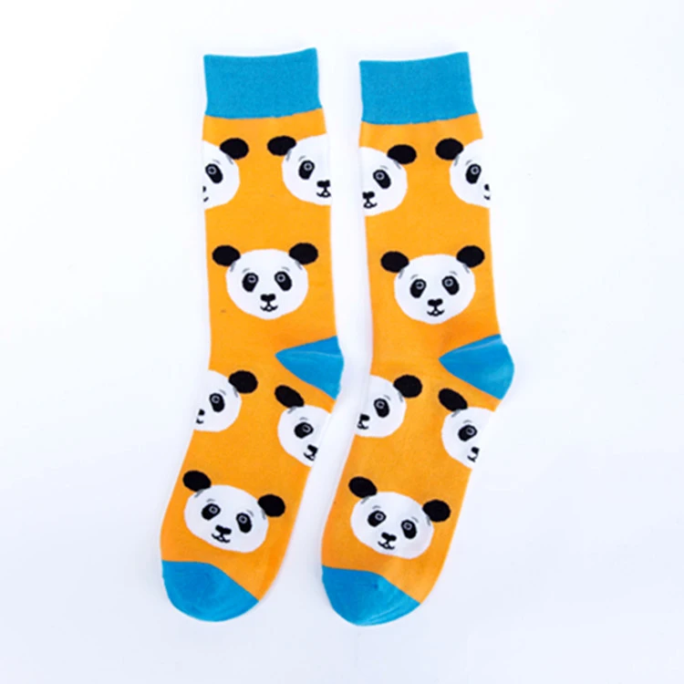 Crew Cool Cat Panda Bamboo Animal Premium мужские и женские сумасшедшие носки счастливые короткие мужские хлопковые поп сумасшедшие женские зимние теплые