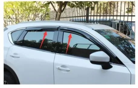 for Mazda 2nd generation cx-5 fine rain screen bright window rain brow rain screen modified trim
