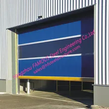 Изолированные Высокопроизводительные Заводские откатные ворота промышленные подъемные двери для складского использования внутреннего и внешнего использования