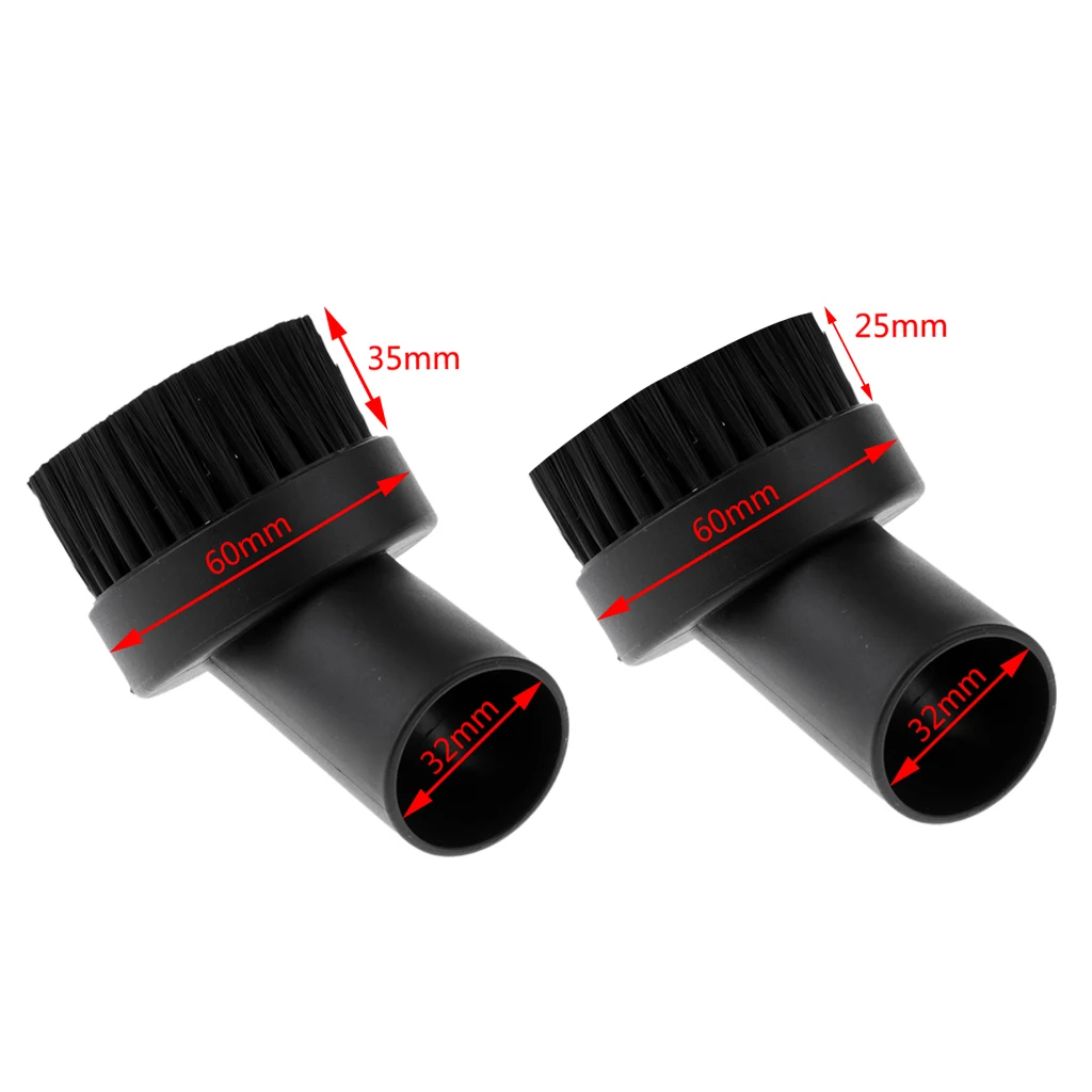 Round 32mm Inner Dia. Vacuum Cleaner Dusting Brushes Bristle Brush for Vac Accessories Parts