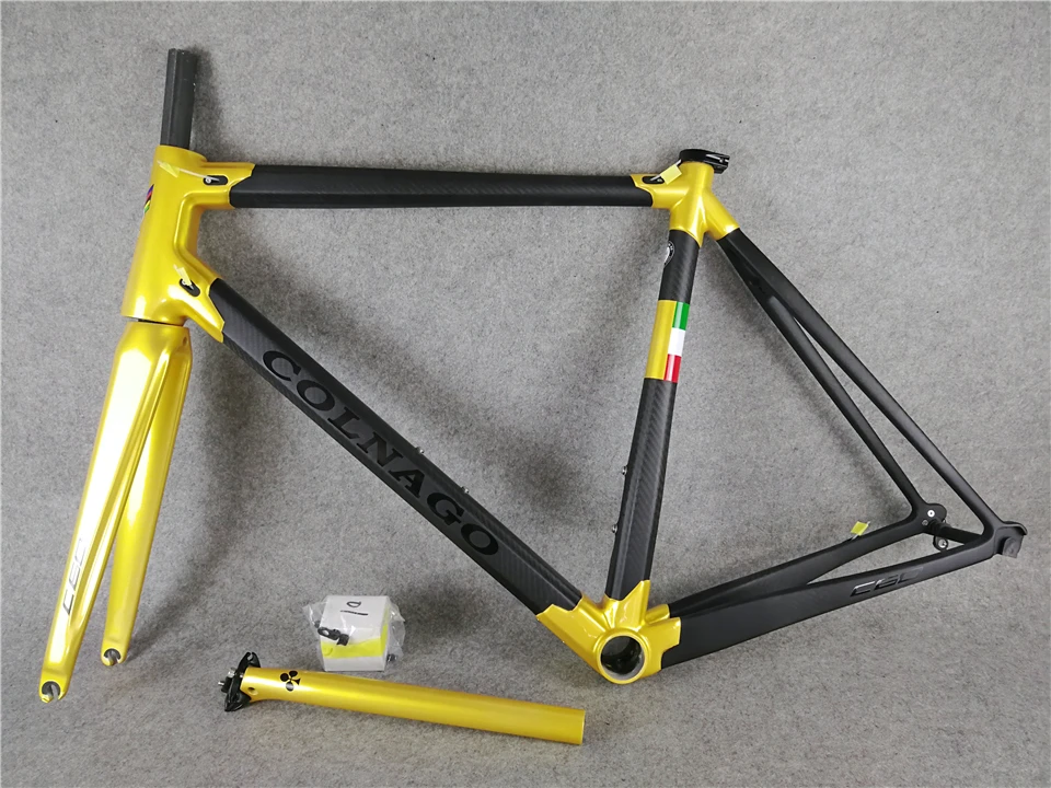 Золотой 2020 Colnago C60 углеродный шоссейный полный велосипед с R7000 R8000 Groupset Carbon 50 мм