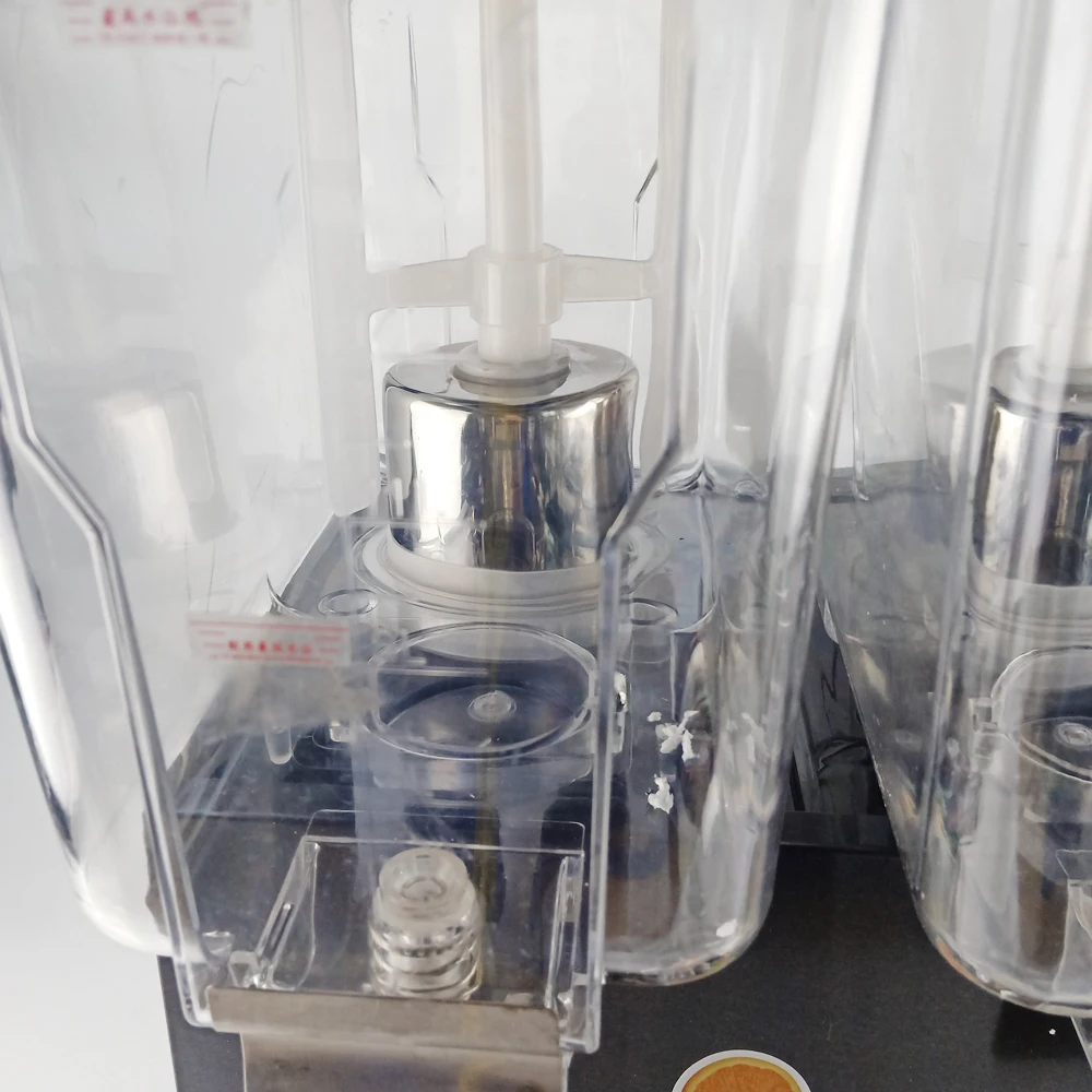 Соковыжималка коммерческого класса охлаждающая машина двухцилиндровый сок диспенсер Контейнер Для Напитков Автомат для подачи холодных напитков