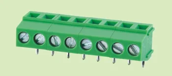 

128-5.0R-2P, Right Angle 90D, PCB Screw Terminal Block Low Profile, 5.0mm Pitch 2P 300V/10A 100pcs/lot Free Shipping