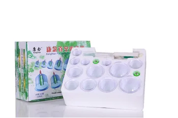 

Tens 12-Cup vacuum cupping device Biomagnetic Chinese Cupping Tens Acupuncture body suction Portable Massage Therapy Device Set