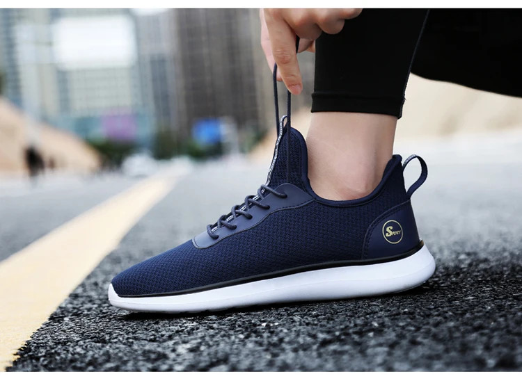 Men's Running Shoes Summer Breathable Soft Light Male Sneakers Outdoor Gym Trainers Training Sports Shoes Big Size 46 47 48