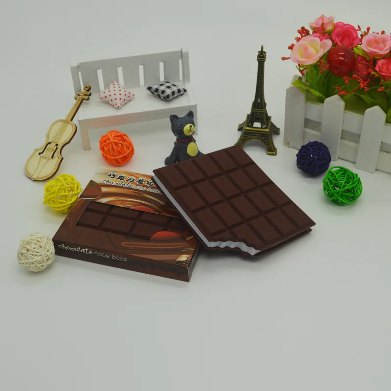 

Kawaii Chocolate Mini Notebook Valentine Gifts Chocolate Smell Notepad School Office Stationery Memo Soft Silicon Plannner Book