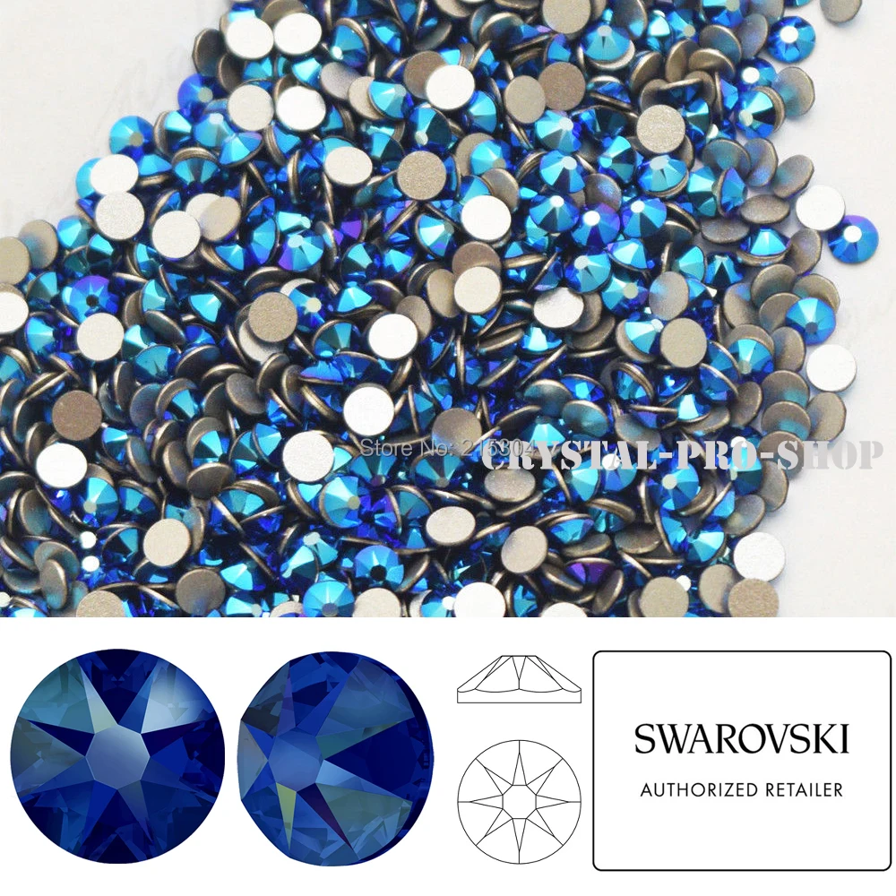001 1440 SWAROVSKI GENUINE 2028 FLATBACK HOTFIX CLEAR CRYSTAL SS10,12,16,20