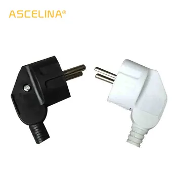 

European conector plug wire plastic enclosure box for electronic core copper foot power line plug Power Adapter switch ASCELINA