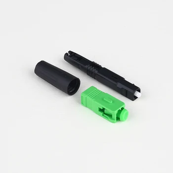 

100PCS SC/APC Quick Connector FTTH Optic Fiber Falt Cable Type SC APC Fast Connector H04