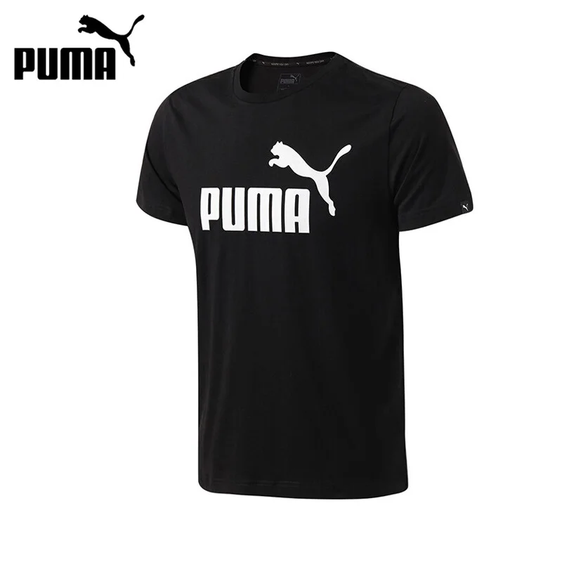 Оригинальный Новое поступление 2018 PUMA ESS No.1 Tee Для мужчин футболки с коротким рукавом спортивная|Футболки для