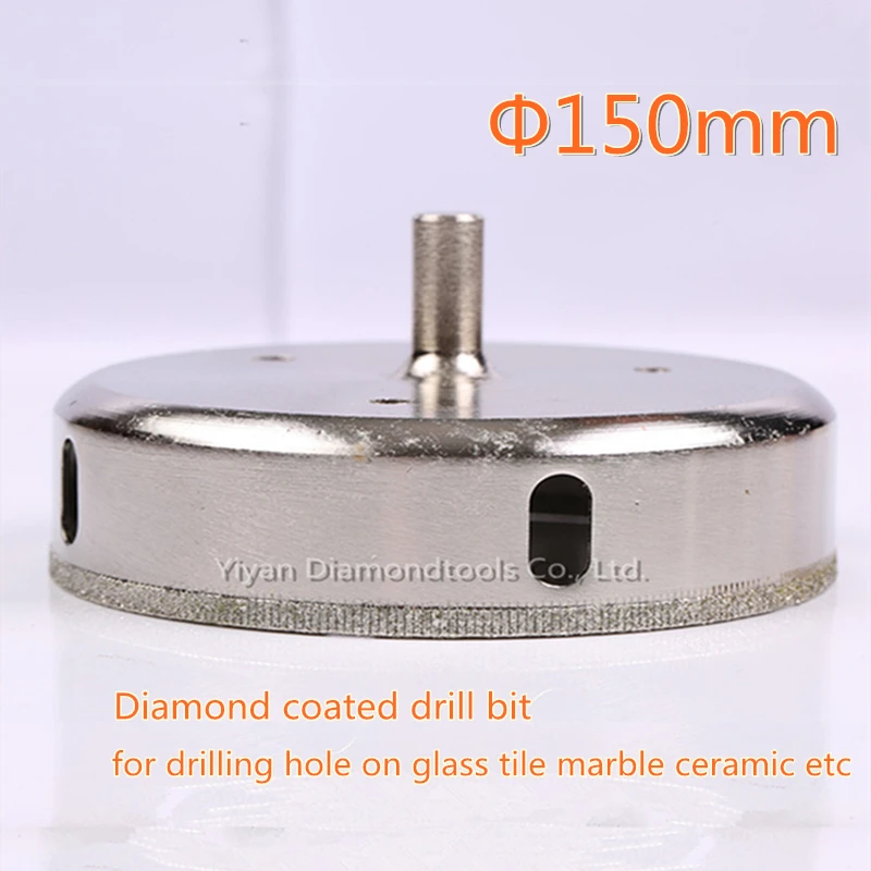 1pc 150mm outer dia diamond core drill bit glass hole opener cutter for glass ceramic tile