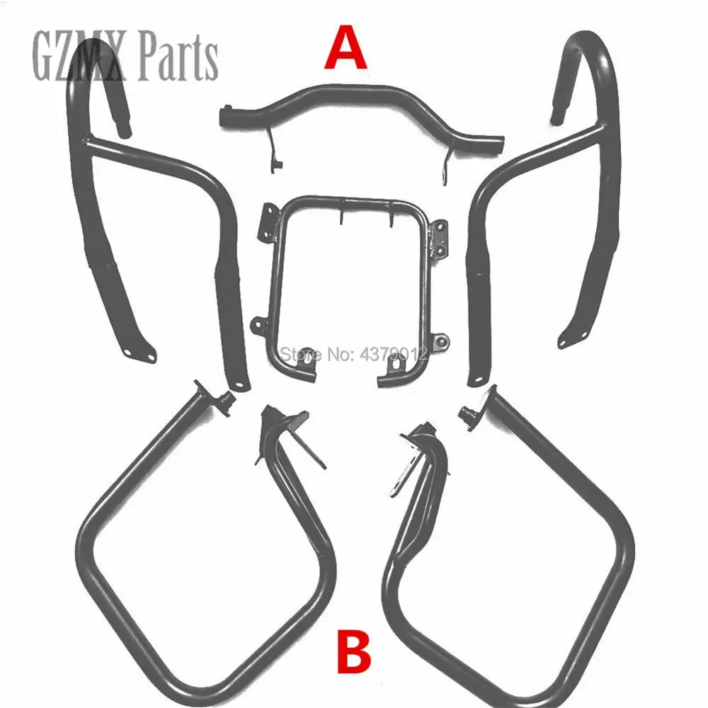 Высокое качество мотоцикл стороне коробки защита двигателя бампер безопасности шоссе Авария Бар для BMW R 1200 RT R1200 RT R1200RT 2005-2013 - Цвет: A and B