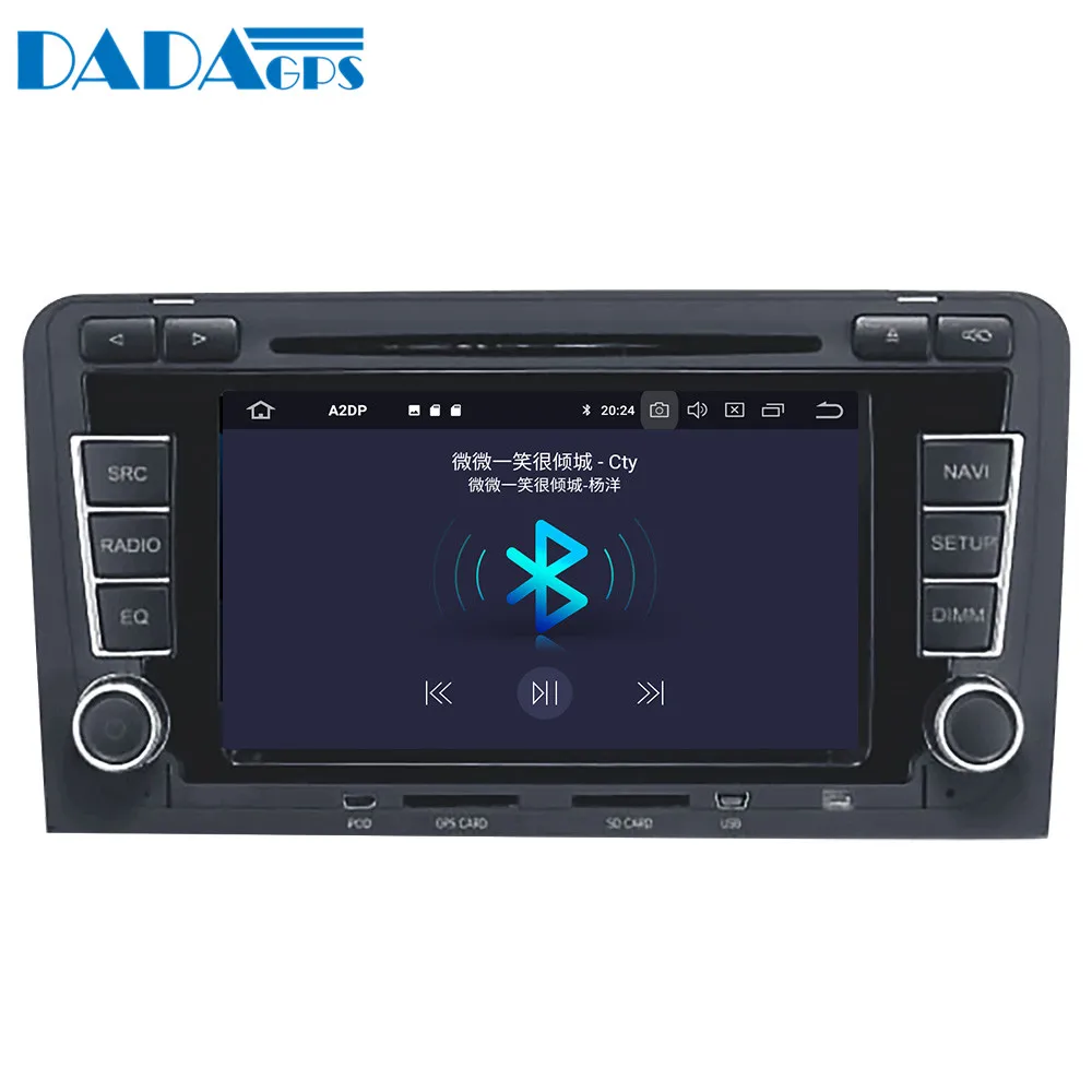 Best Android 9.0 4+64GB px5 Built-in DSP Car multimedia DVD Player GPS Radio For Audi A3 S3 2003-2013 GPS Navigation stereo Video 3