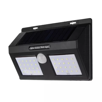 

LED Solar Power Wall Lightis PIR Motion Sensor Wall Lamps Waterproof Security White Light Garden Outdoor