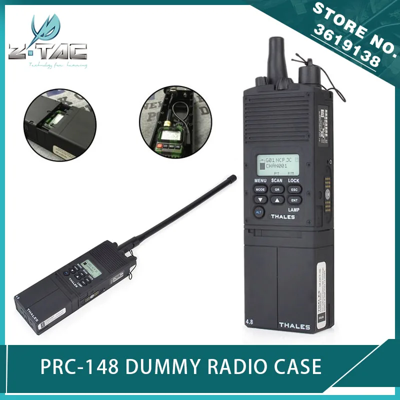 Z Тактический Ztac Airsoft PRC 148 макет радиоприемника чехол AN/PRC Talkie “иди и болтай Walkie 1:1