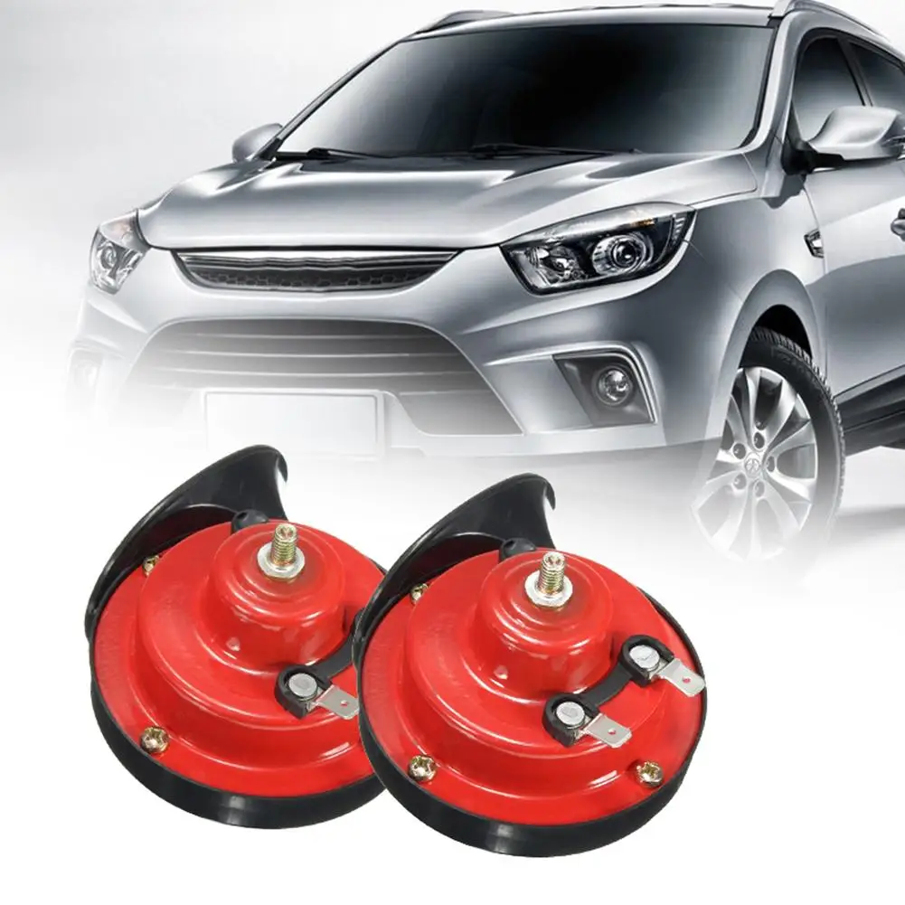 

2Pcs Waterproof 12V Universal Auto Car Vehicle Snail Air Horn Loud Sound Siren