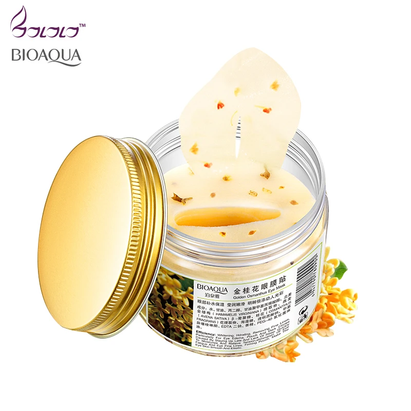 Недорогие омолаживающие патчи с османтусом для кожи вокруг глаз от BIOAQUA - Красота