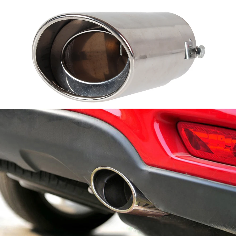 font b Car b font Styling Universal Stainless Steel Automobile font b Exhaust b font