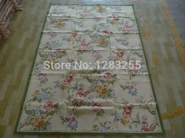 

Art Hand-made Carpet Vicar's Wife Pattern Stitch Point Carpet Gorgeous Needle-point Carpet Woven Traditional Natural Sheep Wool