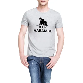 

Loo Show Mens RIP Harambe Cincinnati Zoo T-Shirts Men Tee