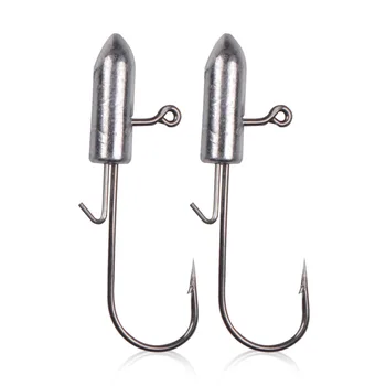 

5pcs/lot high quality Lead jig head 0.8g 2g carp fishing hooks soft lure hooks bait hooks single hook Accessories Tackle